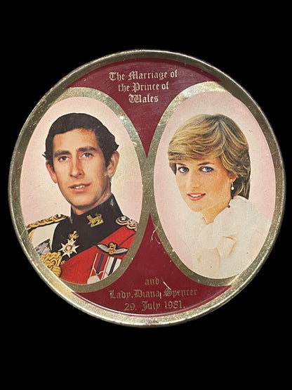 1981 The Marriage of Prince Charles and Lady Diana Souvenir Candy Tin