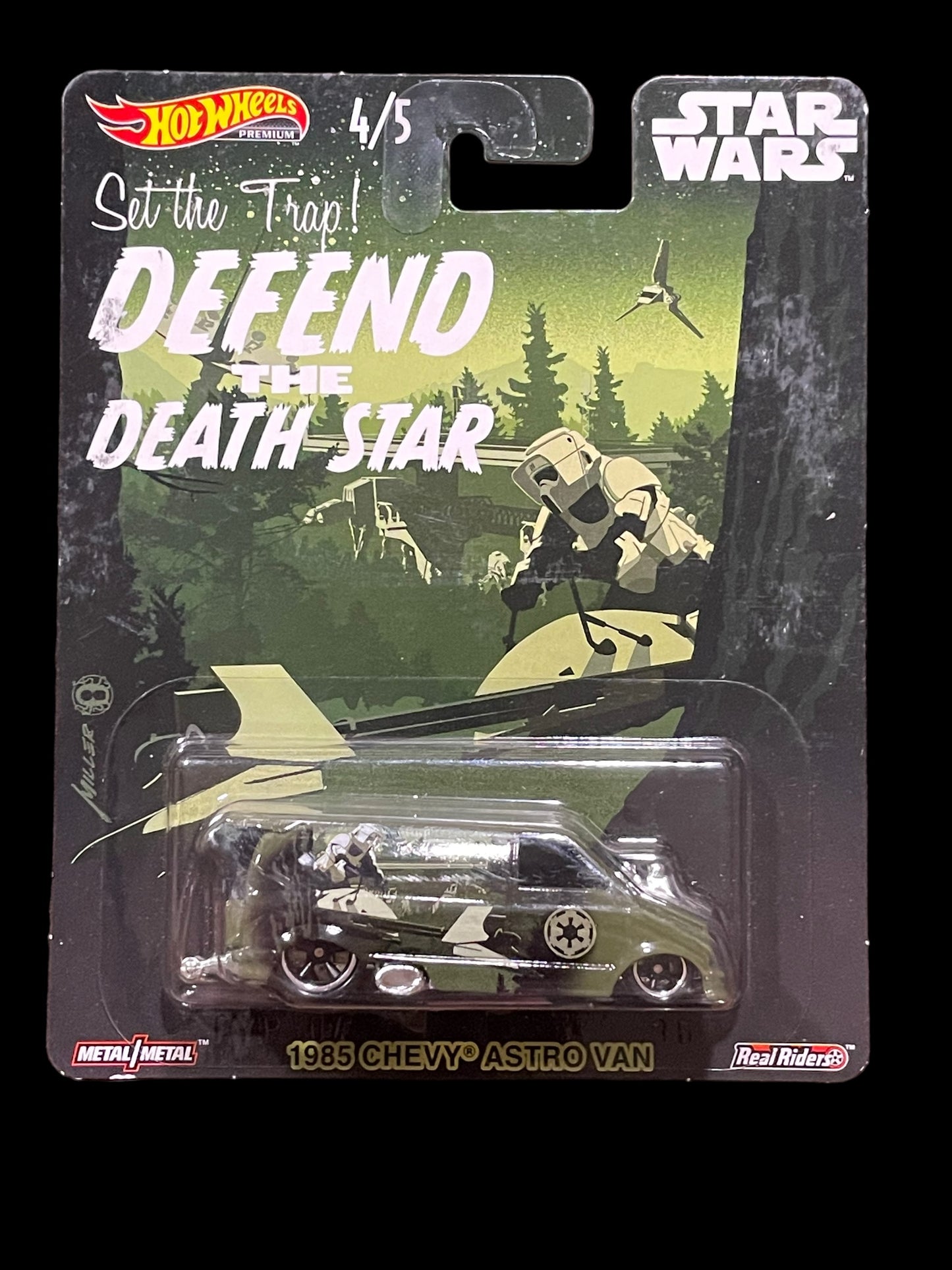 2019 Hot Wheels Premium Star Wars 1985 Chevy Astro Van 4 of 5