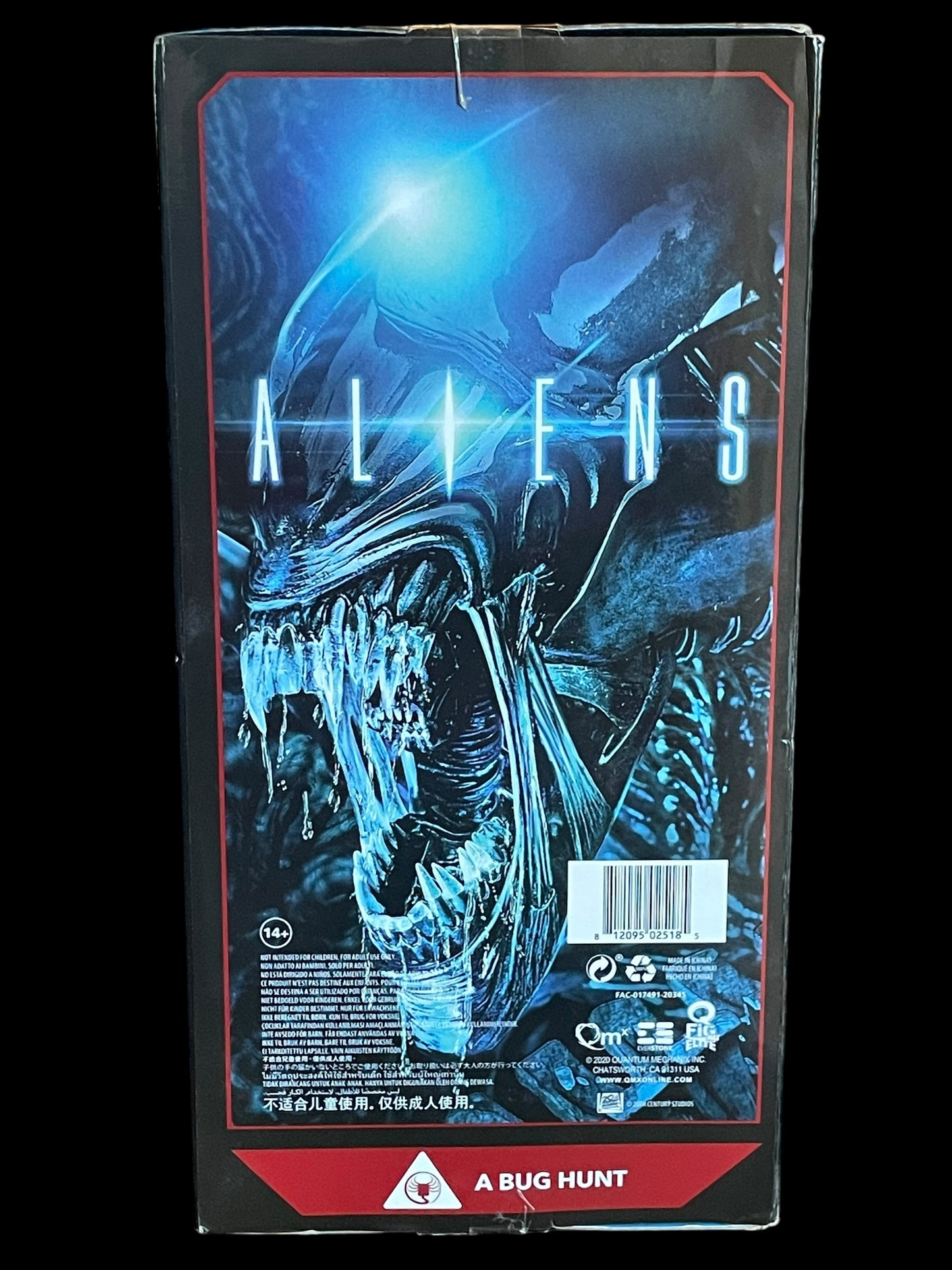 2020 Quantum Mechanix Aliens Queen Diorama Q-Fig Max Elite 7 Inch Action Figure New