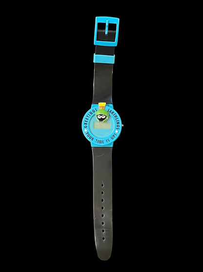 1993 Looney Tunes Marvin the Martian Greeting Earthlings 3D Watch