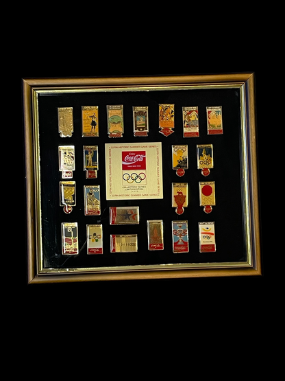 1990 Coca Cola Olympic Complete Set 22 Historic Summer Game Pins