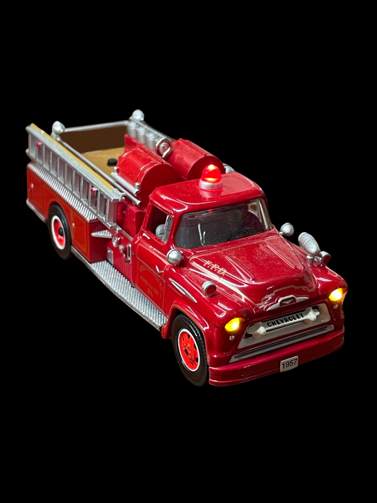 2011 Hallmark Keepsake Ornament 1957 Chevrolet Fire Engine, Fire Brigade #9