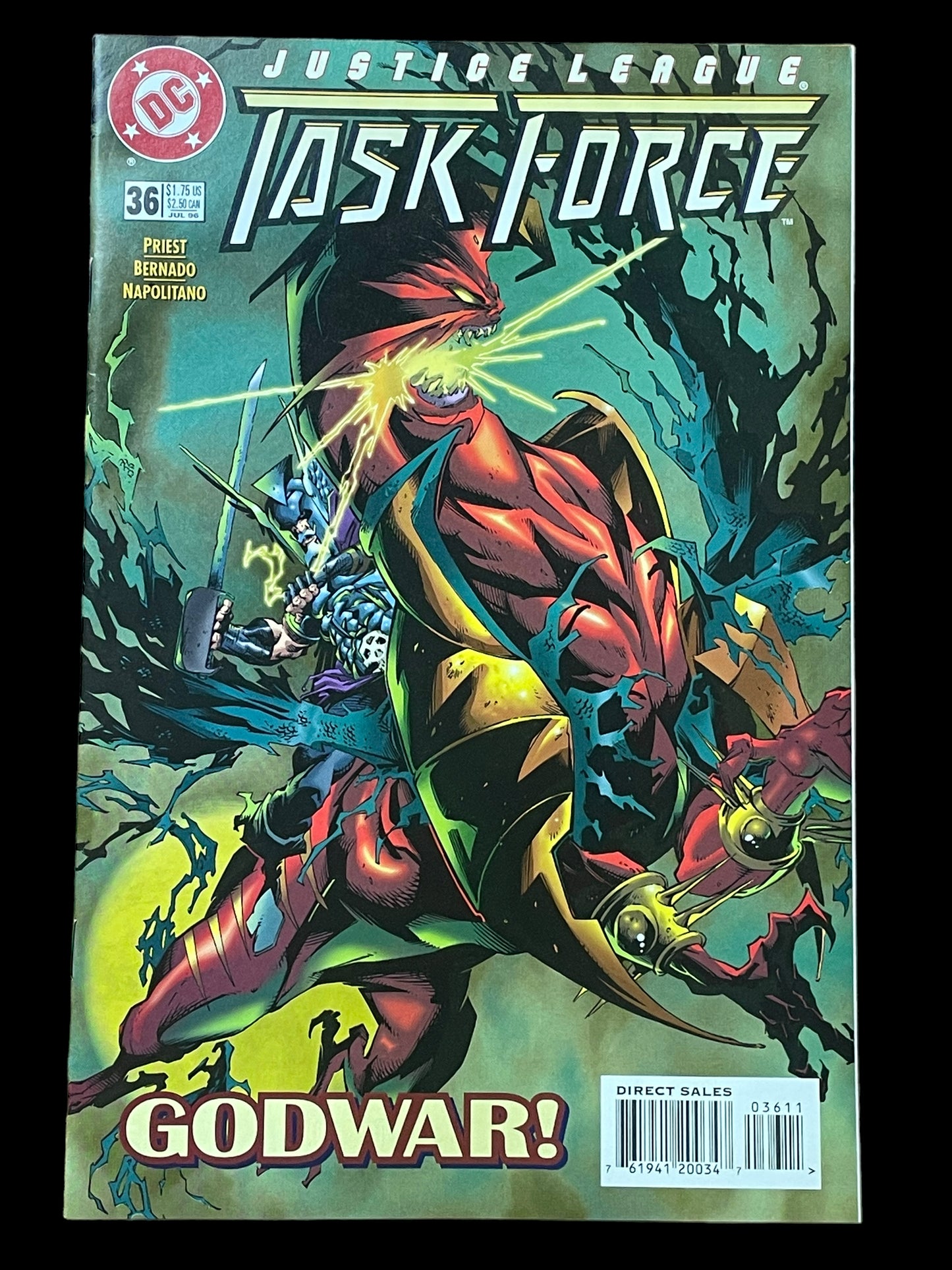 Justice League Task Force #35 June 1996 DC Comics Book