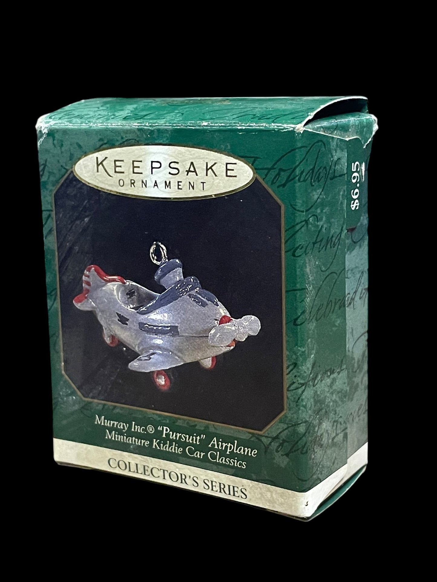 1997 Hallmark Keepsake Ornament Murray Inc Pursuit Airplane Miniature Kiddie Car Classics #3