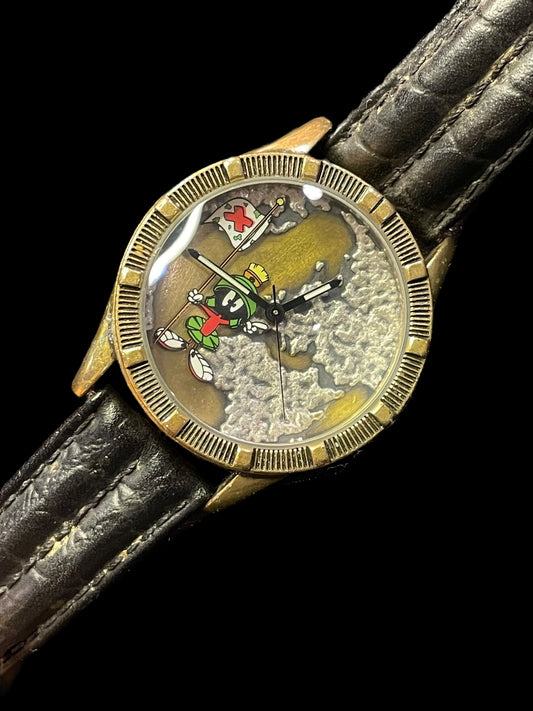 Fossil Marvin the Martian Warner Bros Studio Japan Watch New Battery