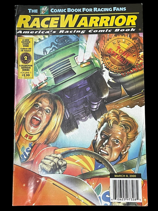 Race Warrior Vol 1 Issue 2 March 2000 America's Racing Comic Book