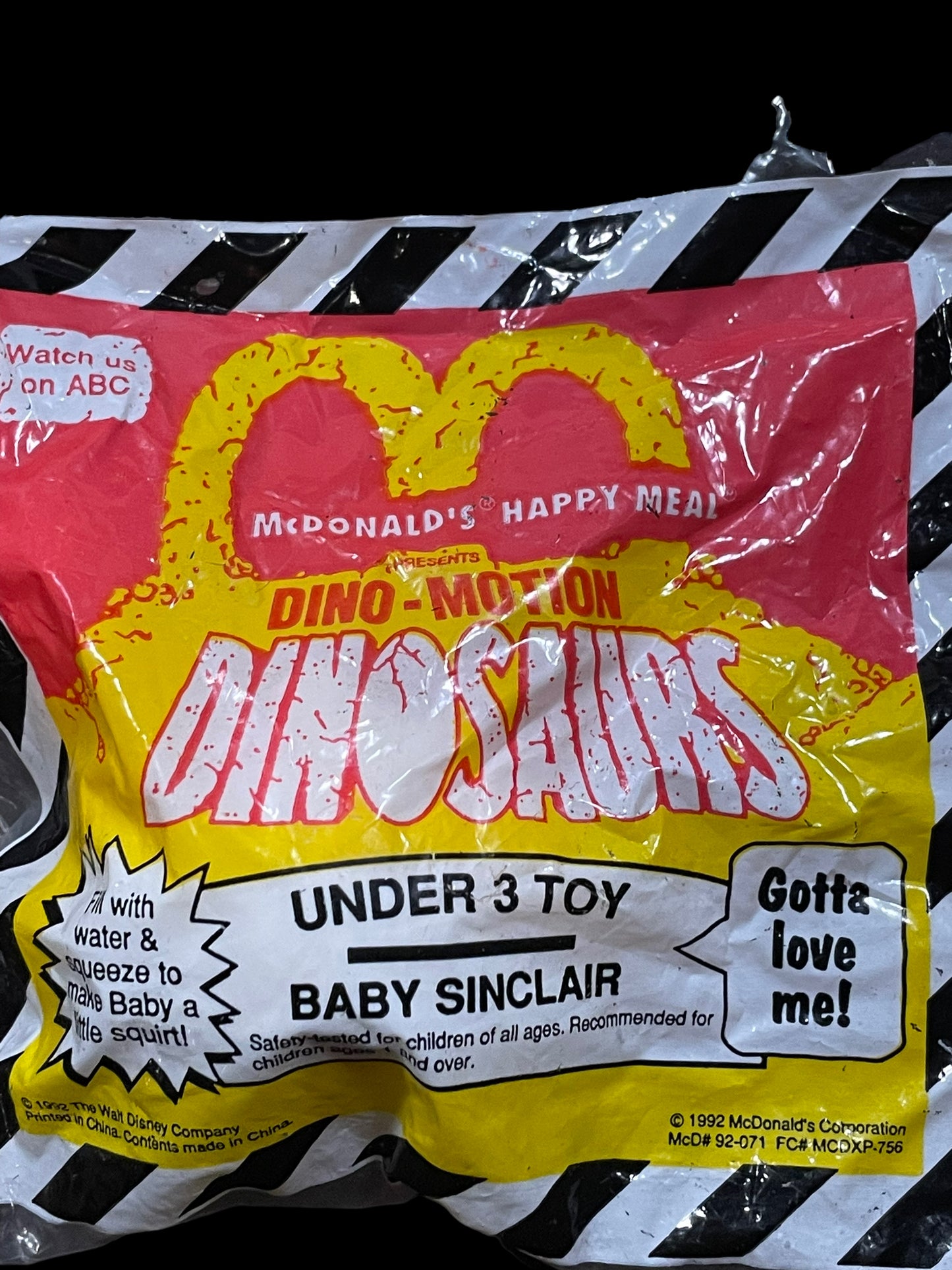 1993 Dinosaur Complete Set w/ U3 McDonald's Happy Meal Toy