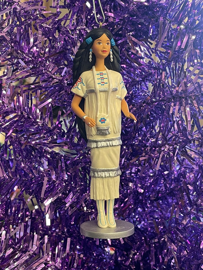 1996 Hallmark Keepsake Ornament Native American Barbie Dolls of the World #1