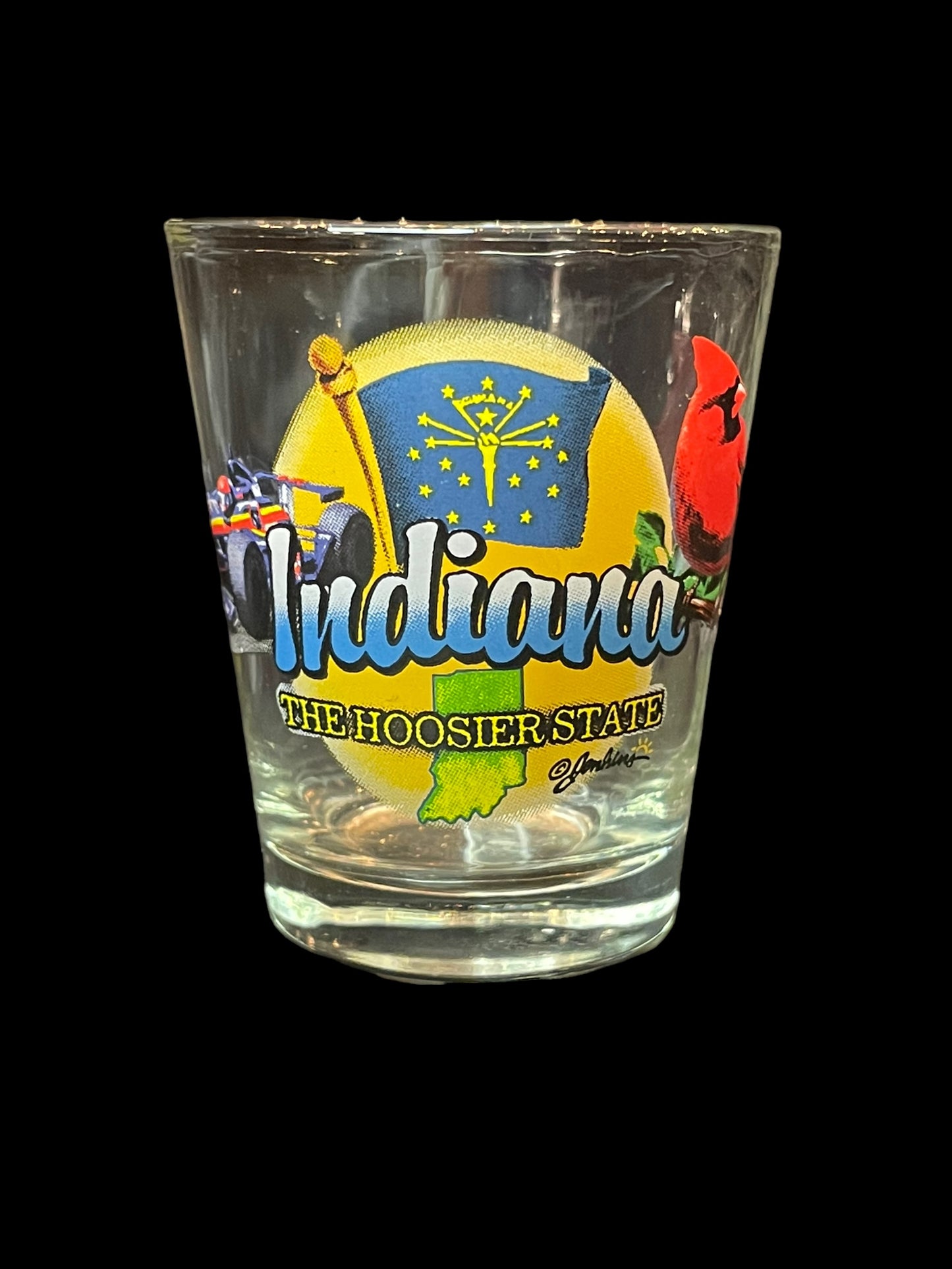 Indiana The Hoosier State Shot Glass