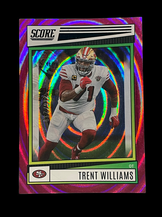 Trent Williams #164 216/299 2022 Panini Score  Ellipse MINT+ 9.5