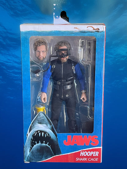 NECA Jaws Matt Hooper Shark Cage 8" Action Figure