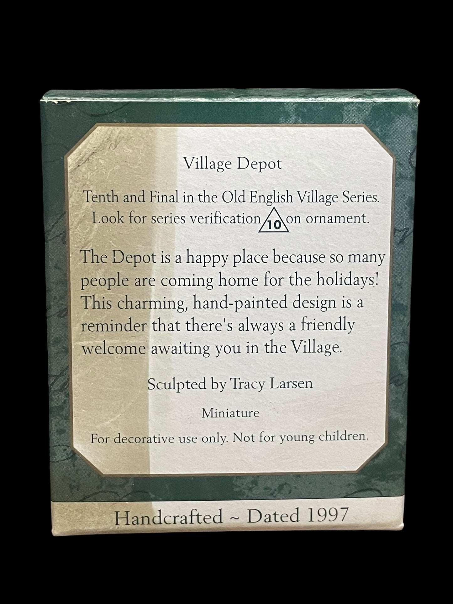 1997 Hallmark Keepsake Ornament Old English Village Miniature Series #10