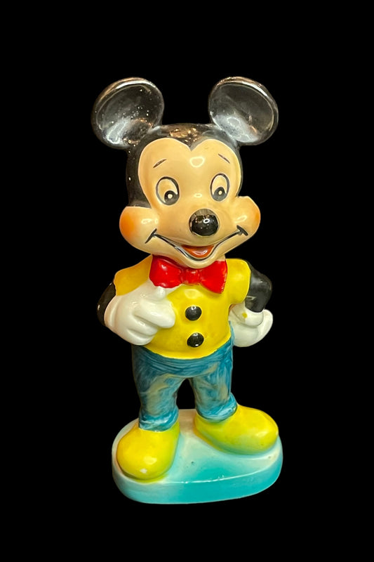 1960s Handpainted Ceramic Mickey Mouse Made In Japan