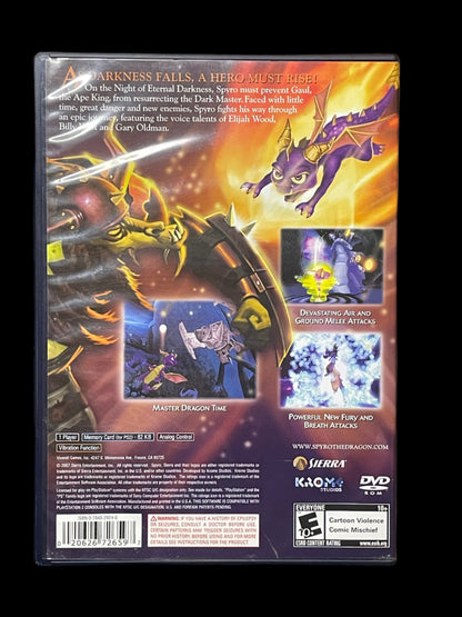 2007 The Legend of Spyro The Eternal Night Sony PS2 PlayStation 2 CIB with Manual