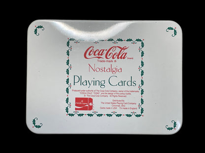 1993 Christmas Holiday Limited Edition 2 Deck of Coca-Cola Playing Cards