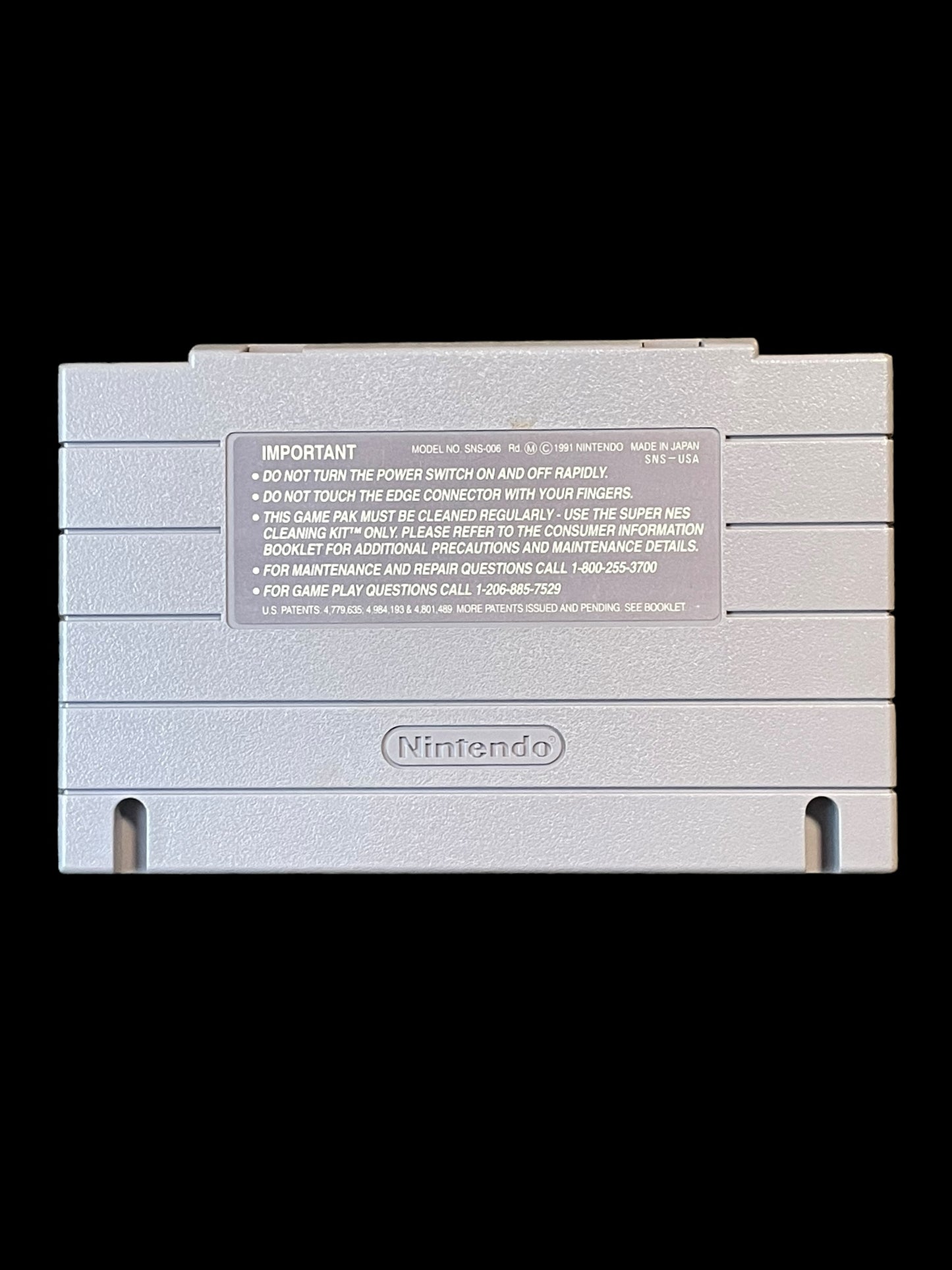 1991 Super R-Type SNES Super Nintendo Entertainment System Cartridge Tested