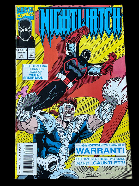 Nightwatch #4 July 1994 Marvel Comics Book