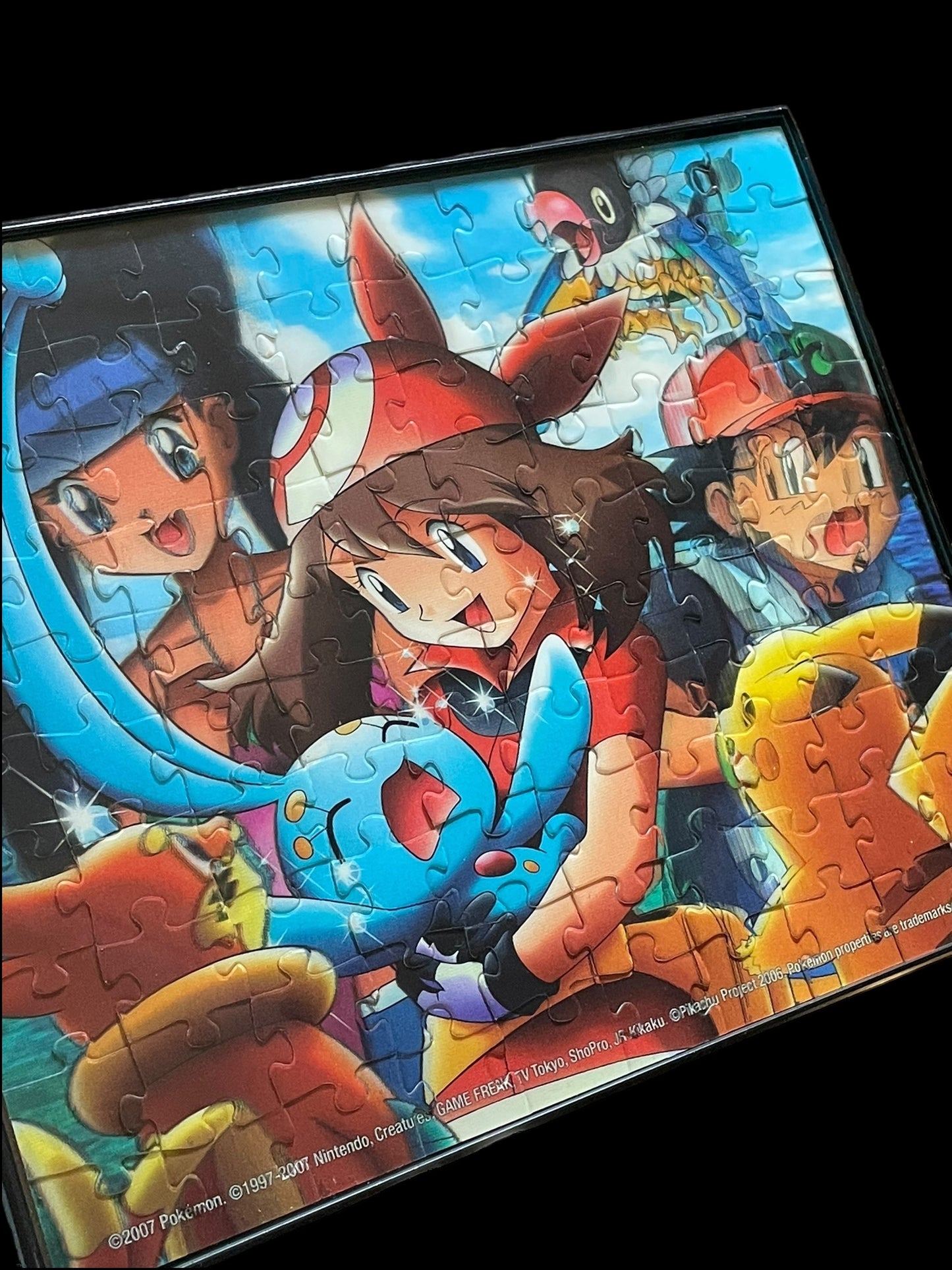 2007 Framed Pokemon Ranger Temple of The Sea 3D Effect 100 Pieces Puzzle