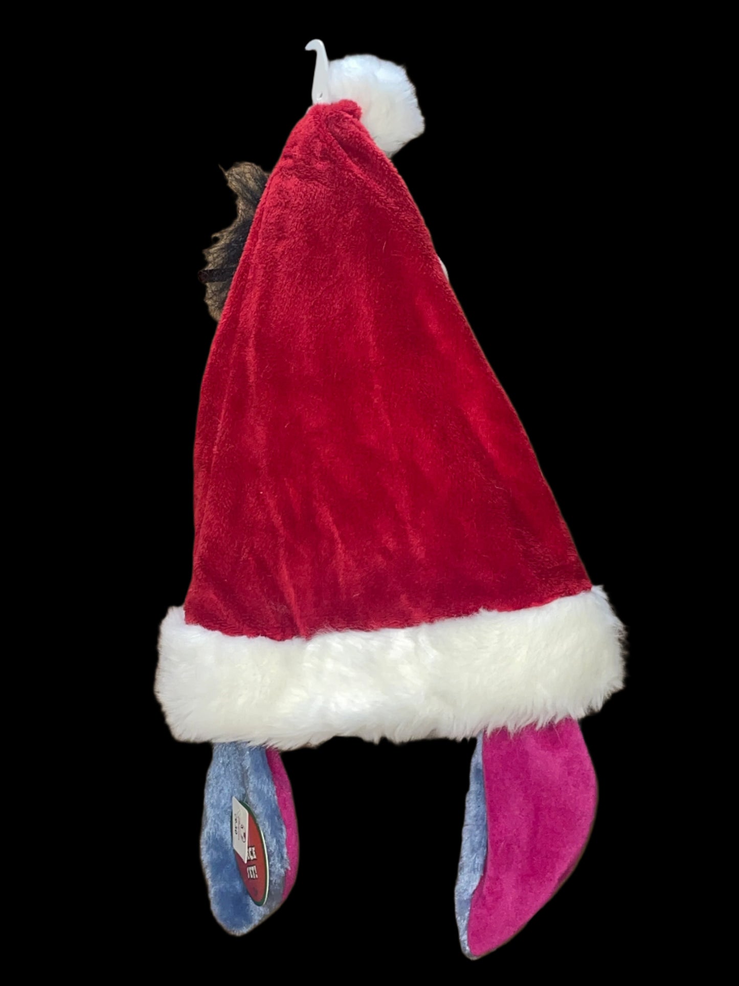 Disney Store Winnie the Pooh Mini Bean Bag Plush Eeyore Santa Hat Ears