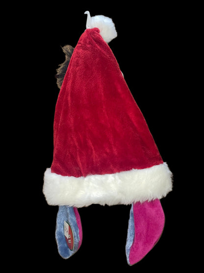 Disney Store Winnie the Pooh Mini Bean Bag Plush Eeyore Santa Hat Ears