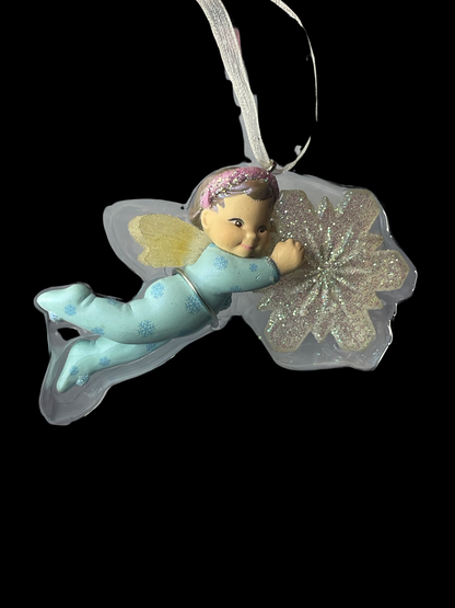 2002 Hallmark Keepsake Ornament Baby Estrella Frostlight Faeries