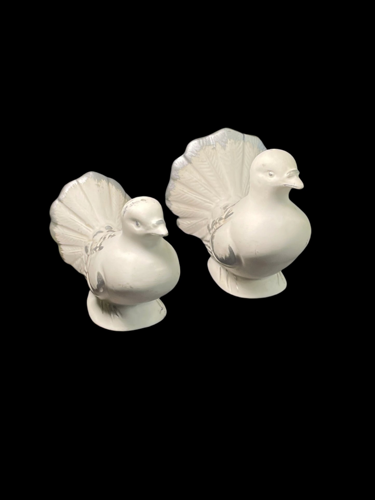 Ceramic White Doves Salt and Pepper Shaker Temple Treasures F.N. Kistner Co 9582 Made in Japan