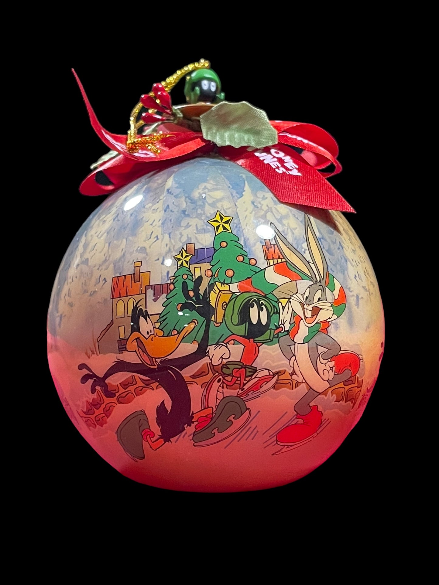 1995 Matrix Ornament Looney Tunes Marvin the Martian Christmas Sphere