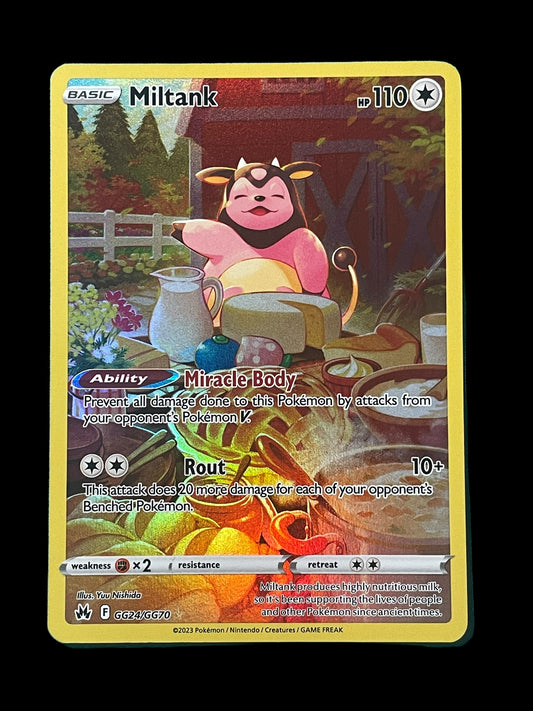 *TRADED* Miltank #GG24 Pokemon Crown Zenith Graded MINT+ 9.5