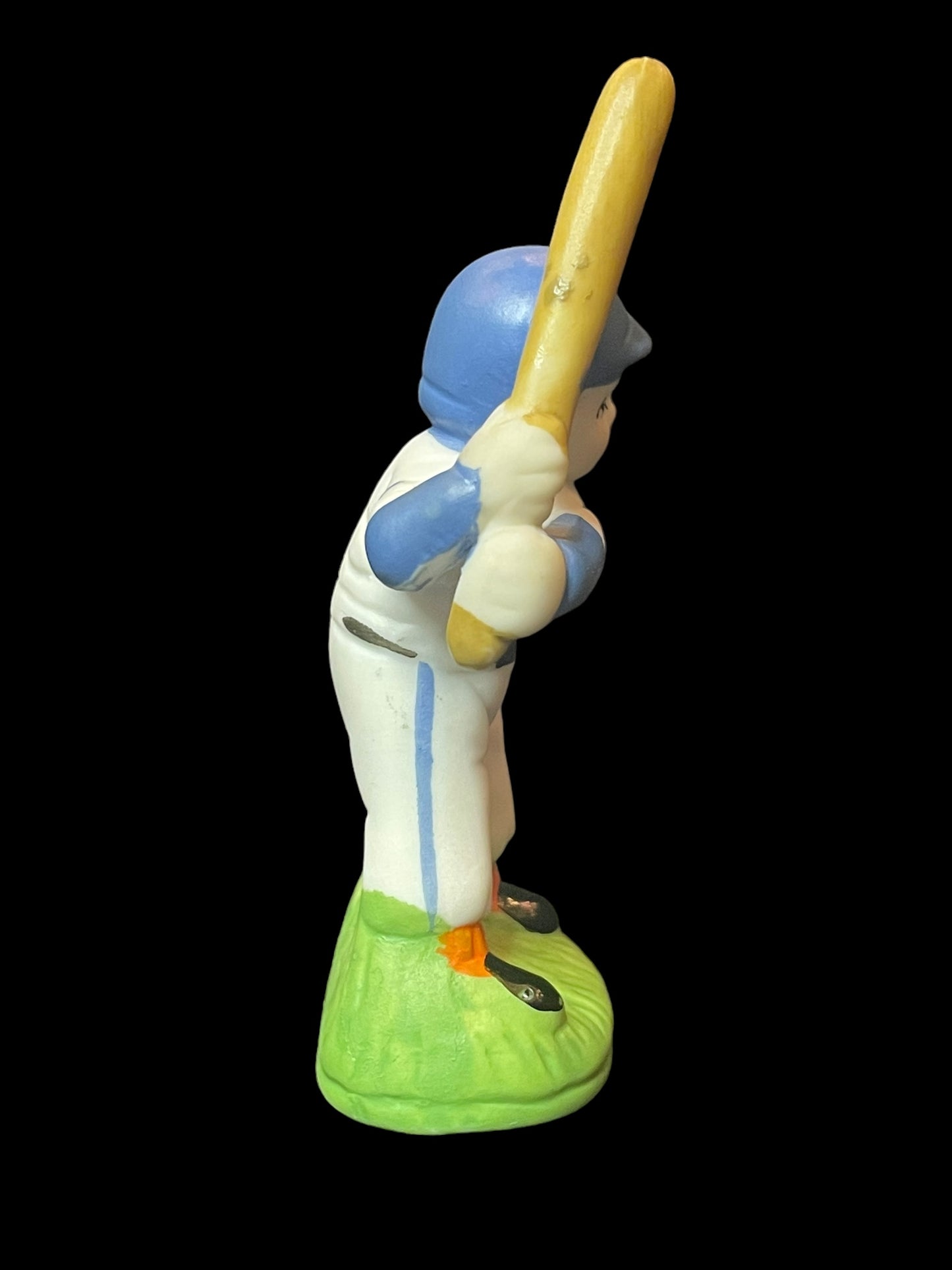 Vintage Mini Japanese Porcelain Baseball Player