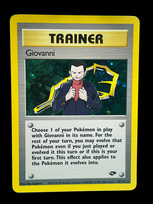 Giovanni #18 Pokemon Gym Challenge Graded MINT 9