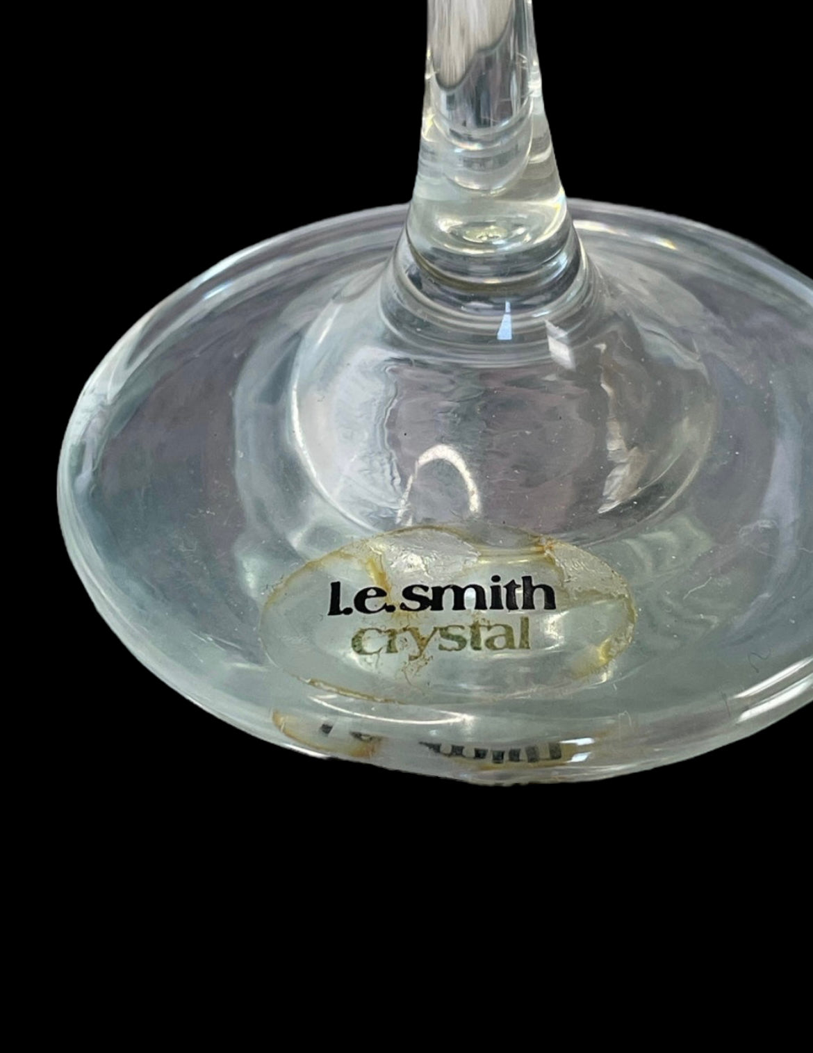 Vintage Le Smith Glass Co. Firefly II Salad Oil Burning Candle Glasses