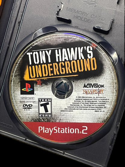 2003 Tony Hawk's Underground PS2 Sony PlayStation 2 CIB with Manual