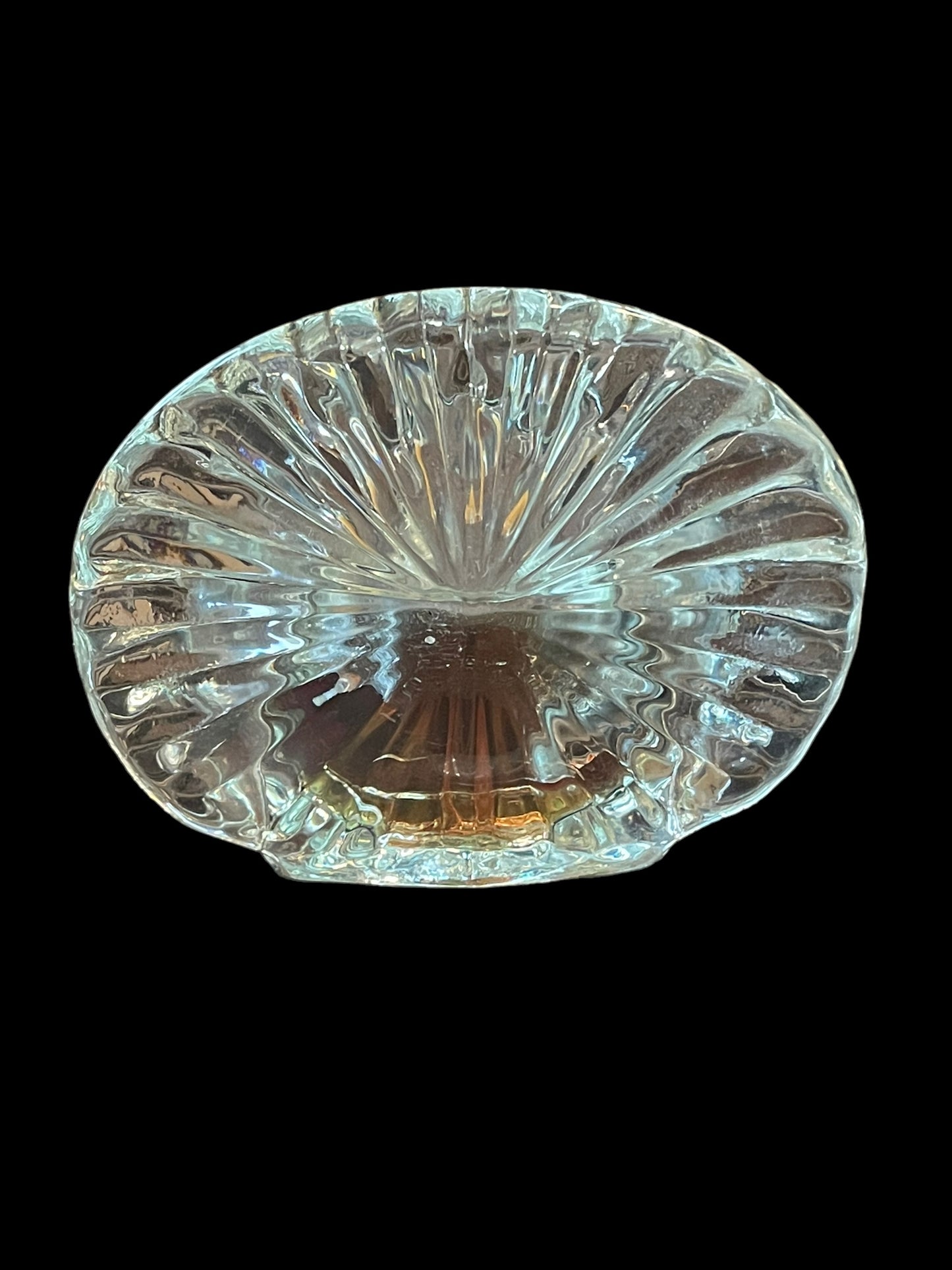 Avon Glass Turkey Candle Holder