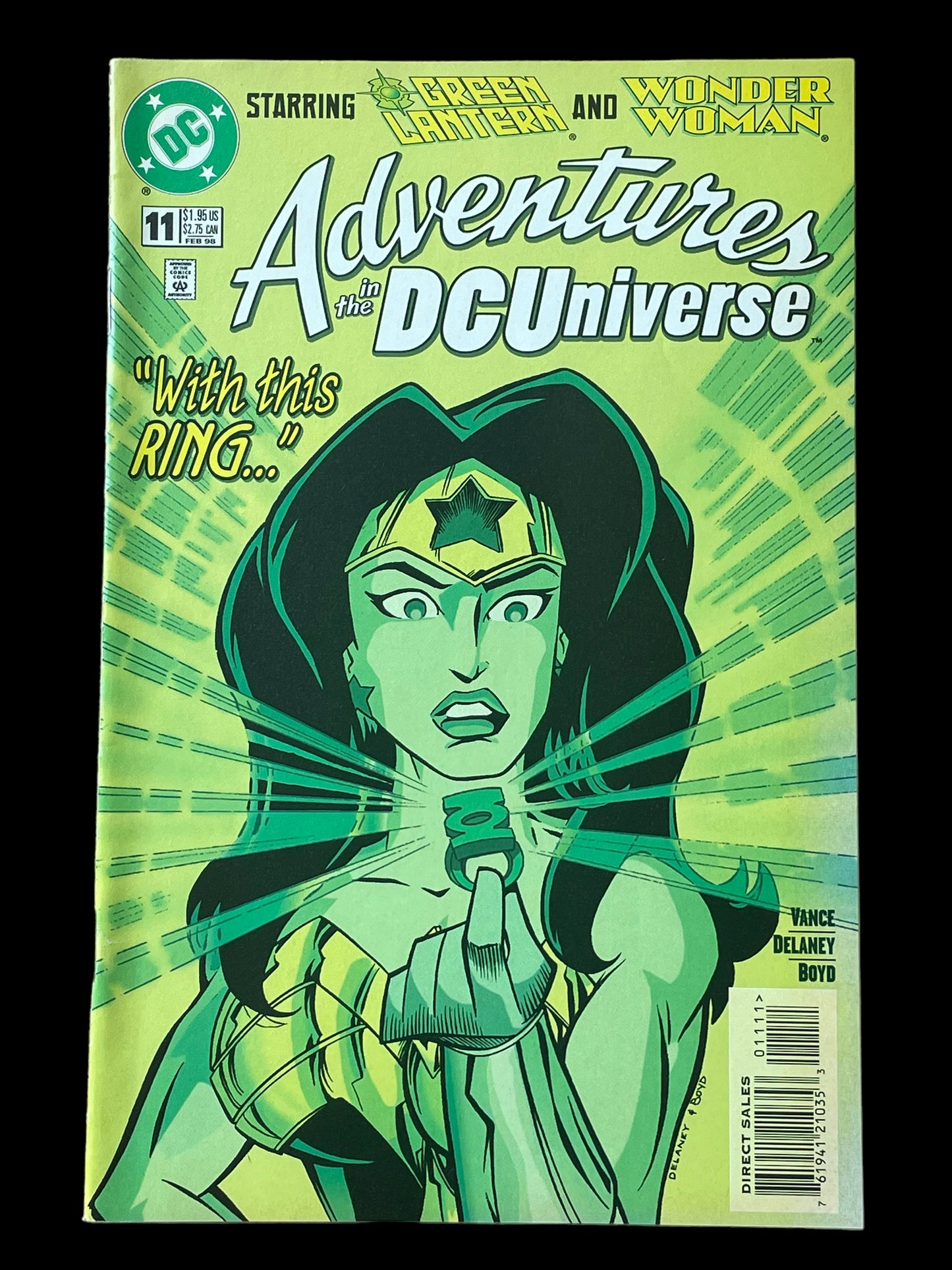 Adventures in the DC Universe No. 11 Feb 1998 DC Comics Book