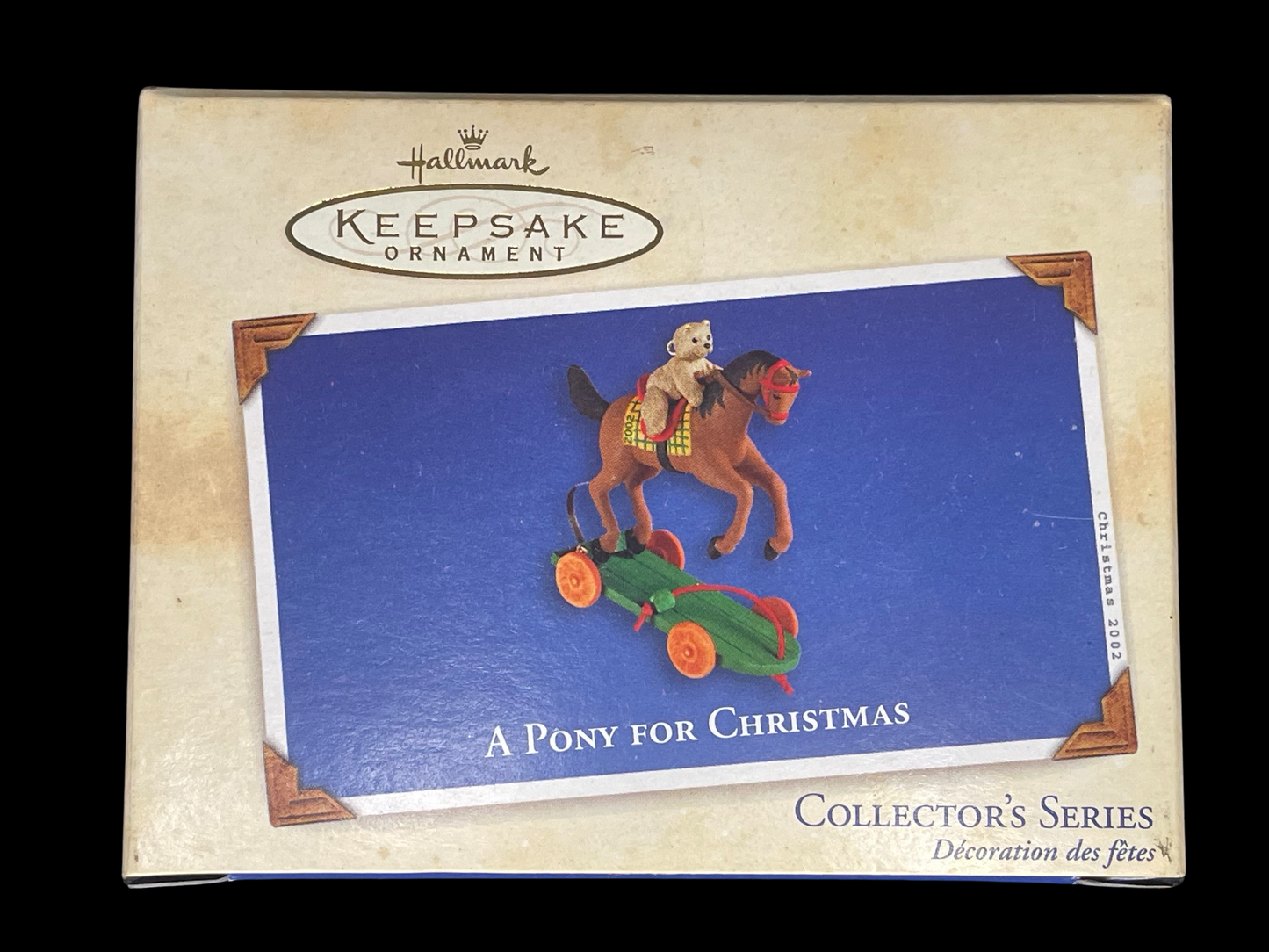 2002 Hallmark Keepsake Ornament A Pony for Christmas #5