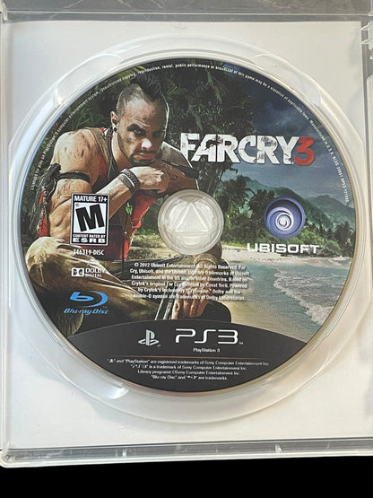 2012 Far Cry 3 Sony PS3 Playstation 3 Complete Game