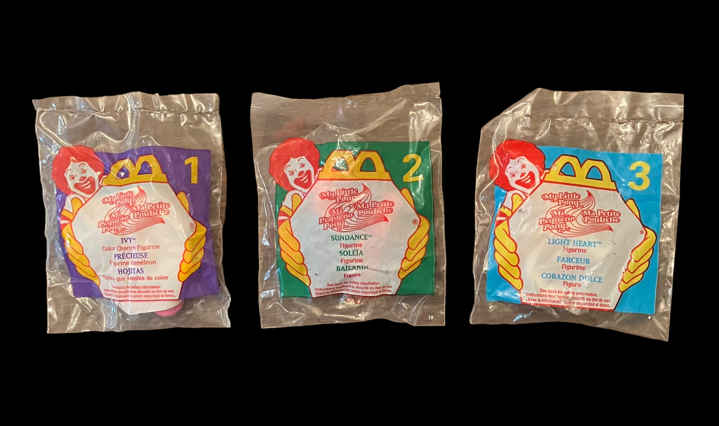 1997 My Little Pony Complete Set McDonald's Happy Meal Toy