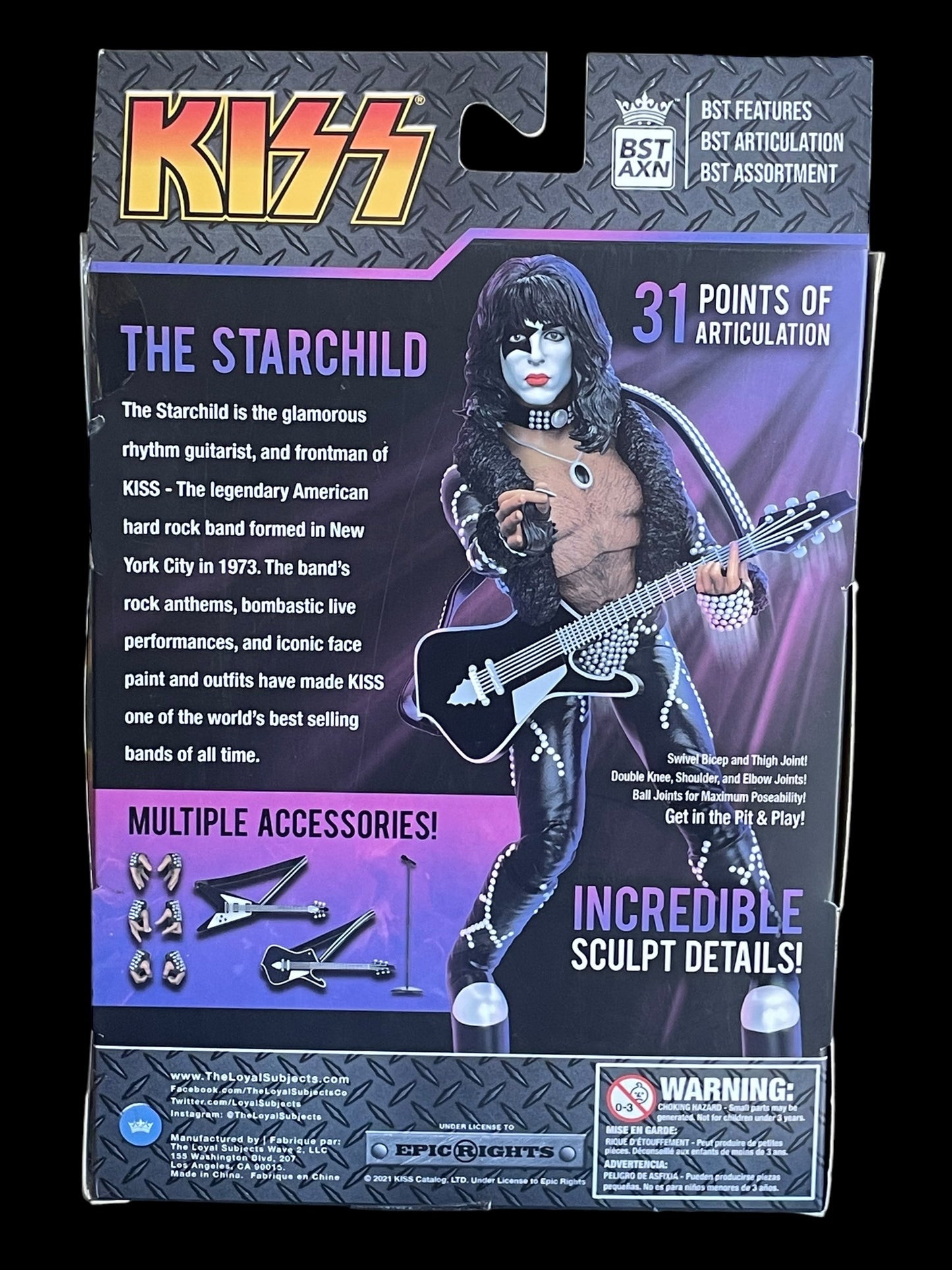 BST AXN KISS The Starchild Destroyer Tour 6" Action Figure