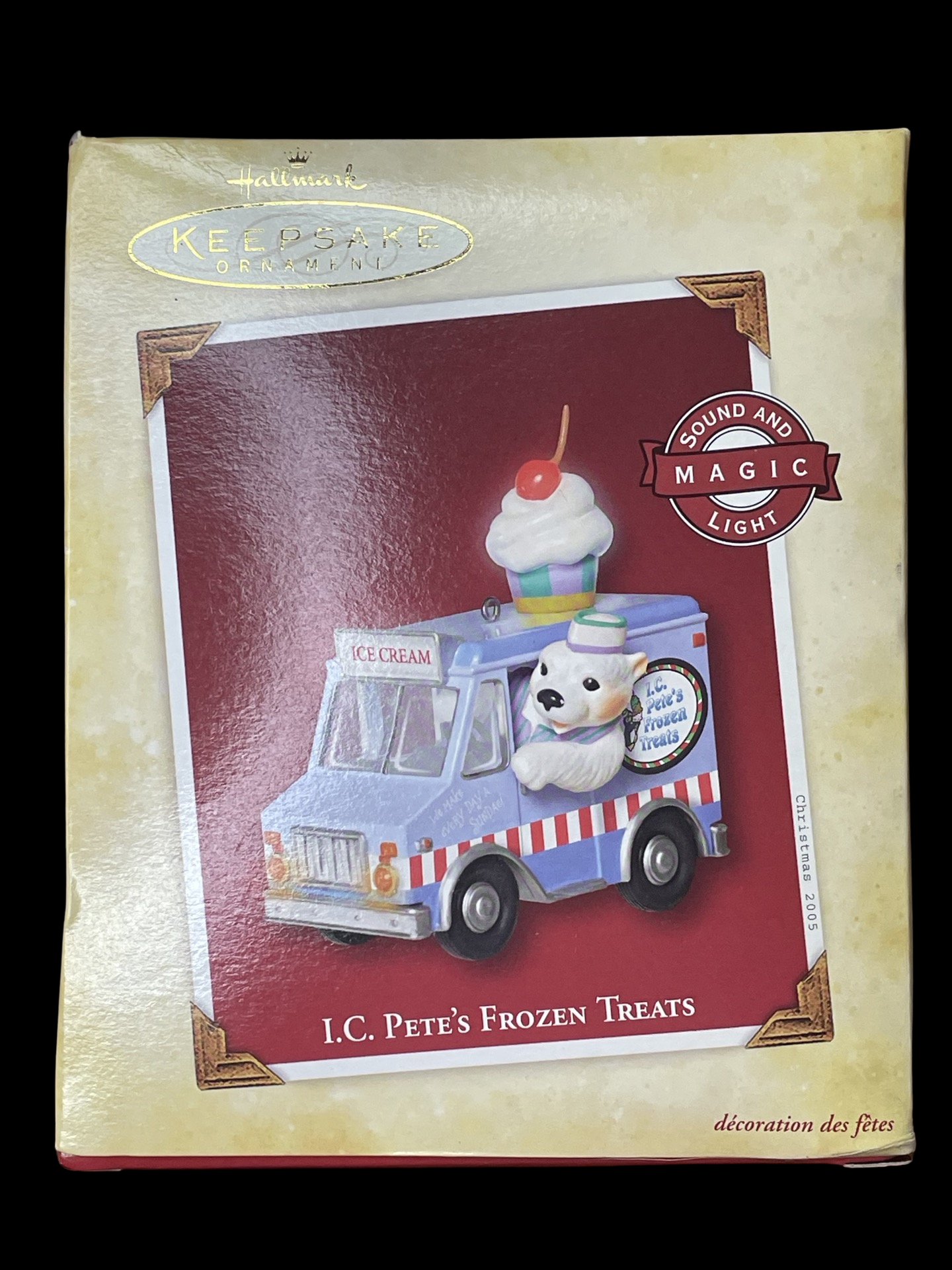 2005 Hallmark Keepsake Ornament I.C. Pete's Frozen Treats, Magic