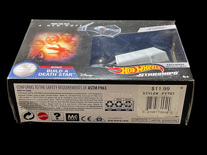 2018 Hot Wheels Star Wars Starships Commemorative Series Tie Fighter 4 of 9