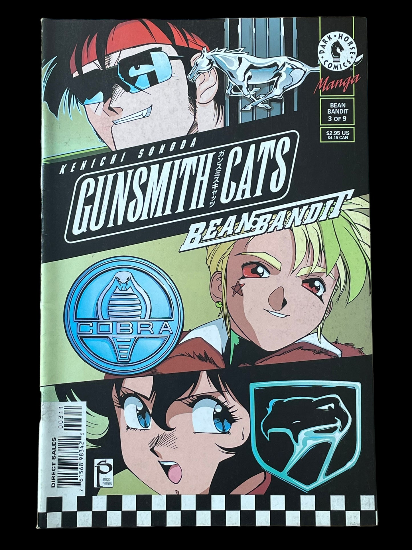 Gunsmith Cats: Bean Bandit Complete Set of 1 to 9 Dark Horse Comics Books