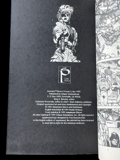 Appleseed Book 4 Volume 3 May 1991