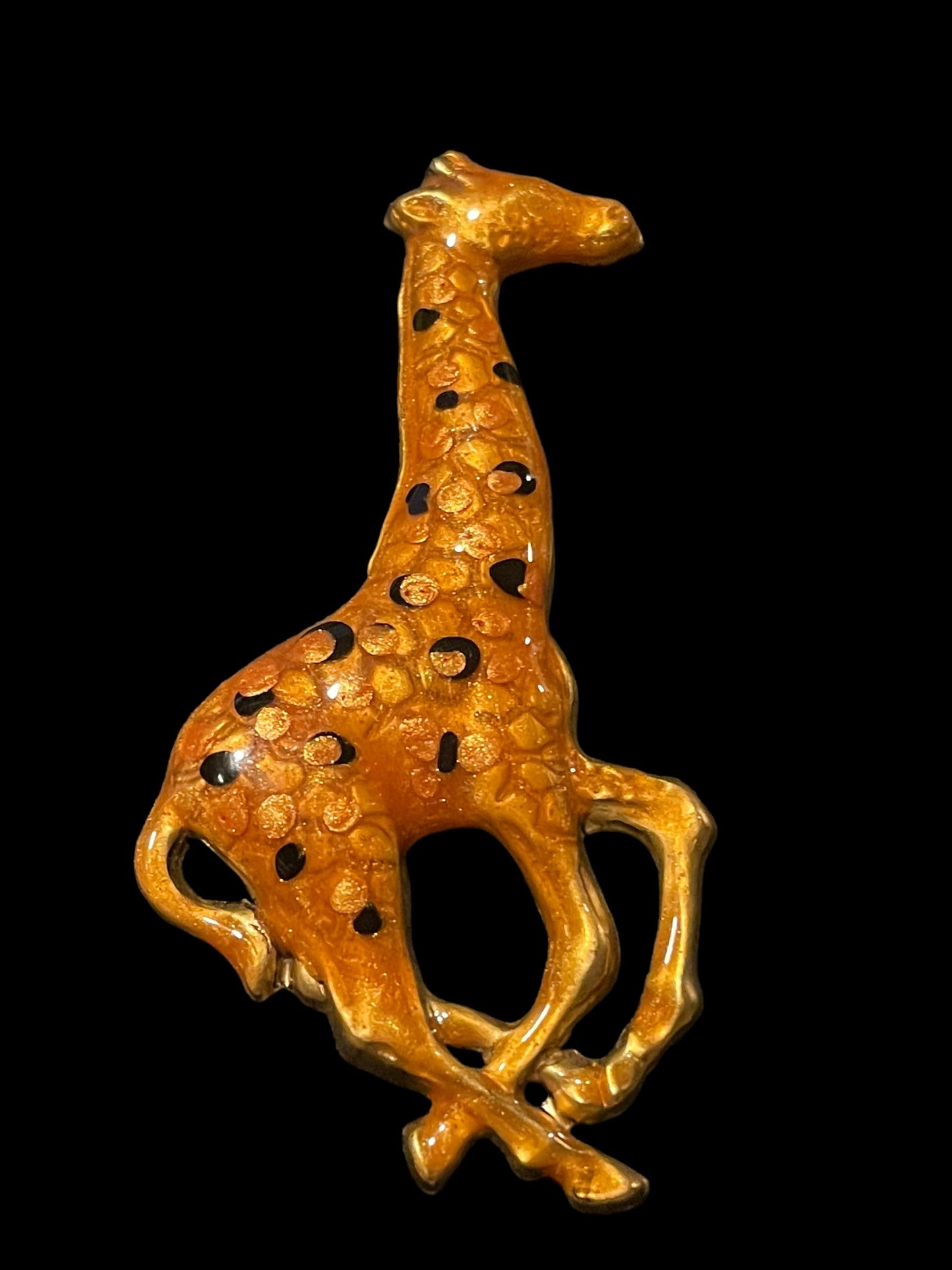 Ellen Ashley Giraffe Brooch Pin