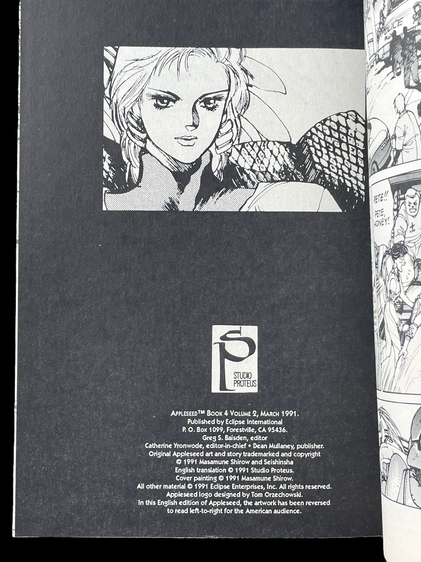 Appleseed Book 4 Volume 2 March 1991