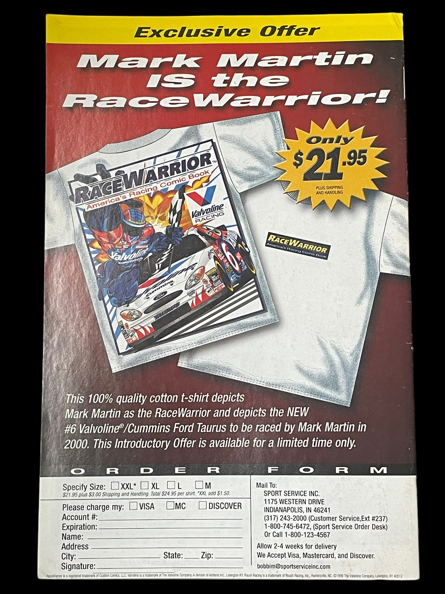 Race Warrior Vol 1 Issue 2 March 2000 America's Racing Comic Book