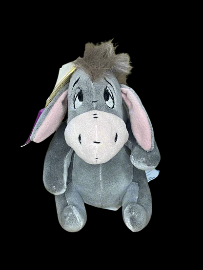 Walt Disney Park Winnie the Pooh Eeyore Rattle Stuffed Plush