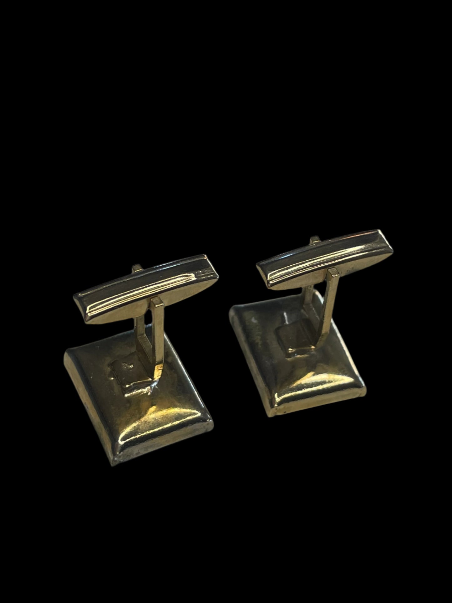 Pair of Men Freemason Masonic Lodge Rectangle Cufflinks Vintage