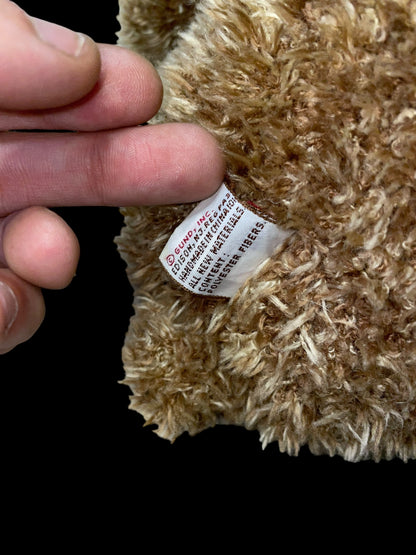 1999 Gotta Getta Gund 15" Shaggy Brown Teddy Bear Plush Stuffed Animal