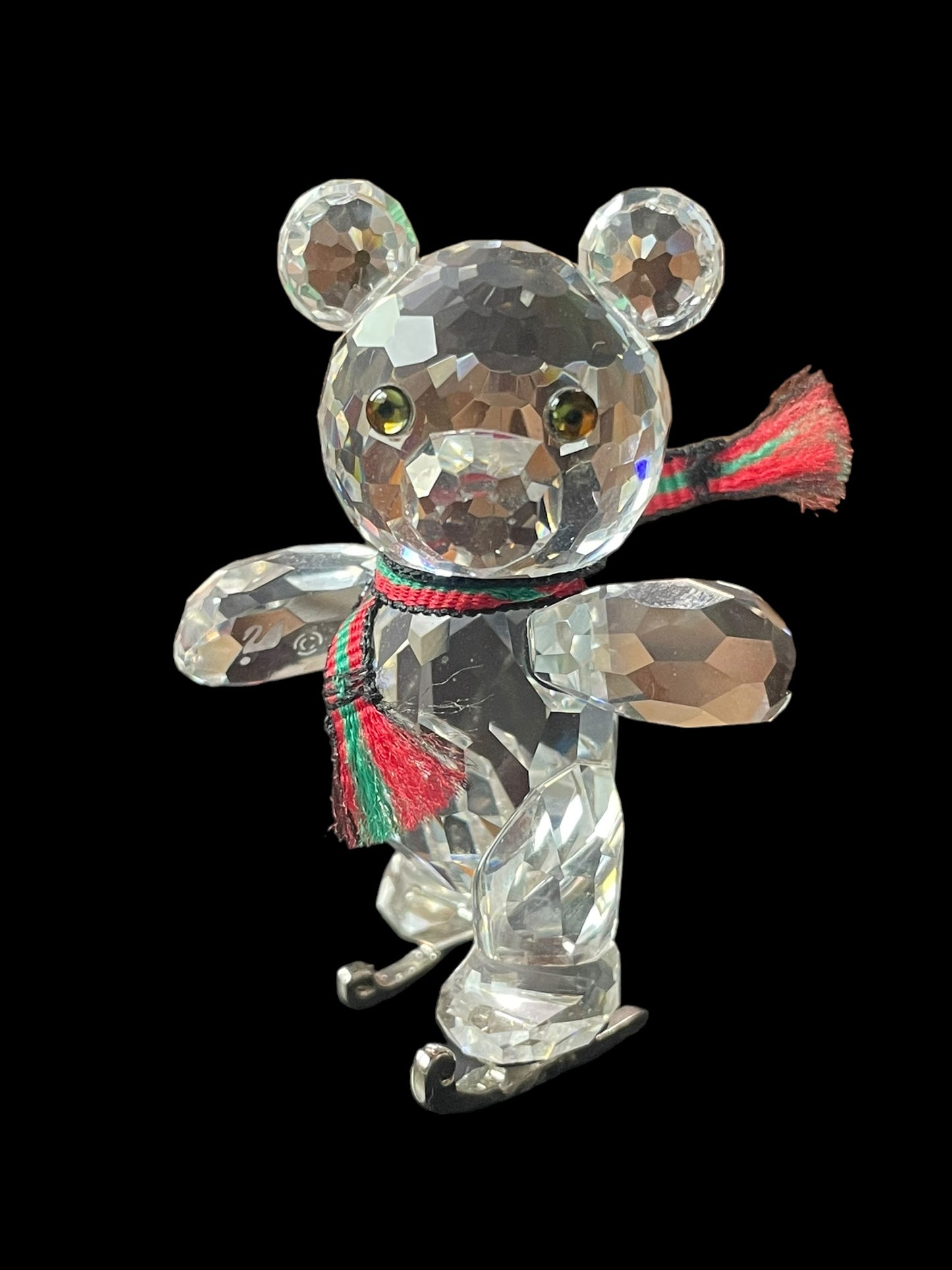 1996 Swarovski Crystal Figurine Kris Bear & Kris Bear on Skate Retired