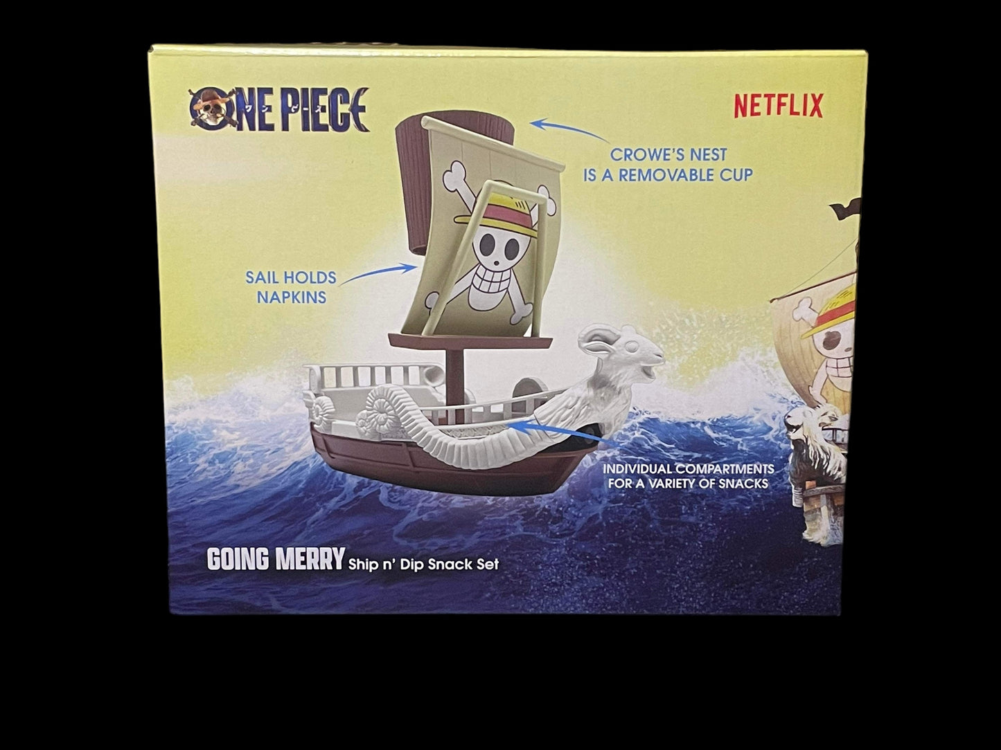 One Piece Going Merry Ship n' Dip Snack Set